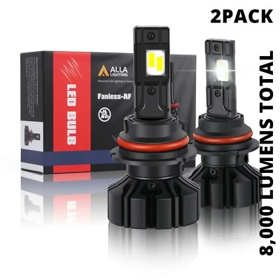 LED Headlamps Headlights Bulbs Pair for 91-96 Dodge Dakota Pickup Truck Off-road - Image 1 of 4