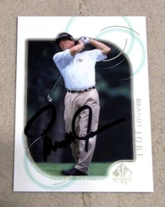 2001 SP Authentic #15 Brandt Jobe Hand Signed Auto - PGA Golf - Picture 1 of 2