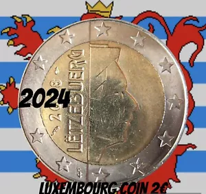 More details for luxembourg 🇱🇺 coin 2€ euro 2024 grand duque henri i first royal higness