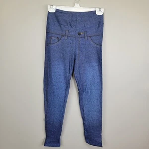 Dren Designs Faux Denim Leggings One Size Fits All - Picture 1 of 7