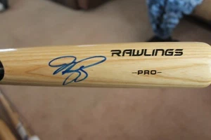 "MIKE PIAZZA" HALL OF FAME SIGNED BASEBALL BAT (JSA) - Picture 1 of 4