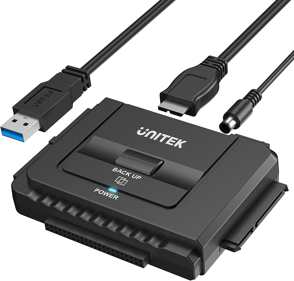 Unitek USB 3.0 to IDE and SATA Converter External Hard Drive Adapter Kit for Uni - Image 1 of 4