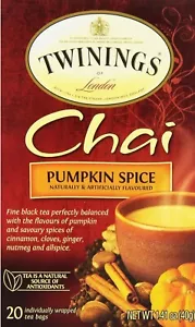 Twinings Pumpkin Spice Chai Teebeutel - 20 Stück - Bild 1 von 3