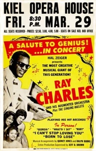Ray Charles - 1963 - Poster - Picture 1 of 1
