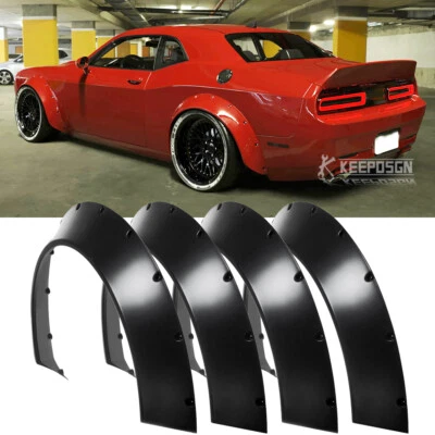 Kit de guardabarros extra ancho guardabarros guardabarros guardabarros 4,5" para Dodge Challenger Foto 1 de 4
