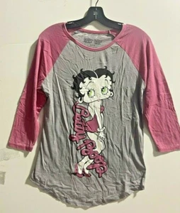 Betty Boop Women Long Sleeve Top, Available in Size M-2XL - Picture 1 of 6