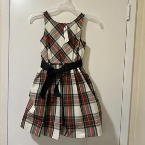 Polo Ralph Lauren Kids Plaid Fit-and-Flare Dress, 8 - Picture 1 of 5