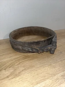 Ancien Cercle Fromage Abondance Tomme Cadre Moule à Fromage en Bois Réglable - Imagen 1 de 6