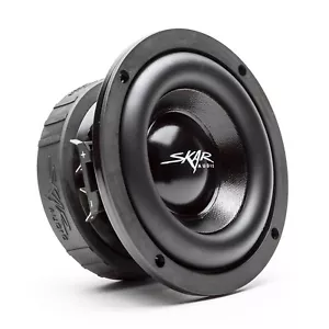NEW SKAR AUDIO EVL-65 D4 6.5" DUAL 4 OHM 400W MAX POWER SUBWOOFER - Bild 1 von 5