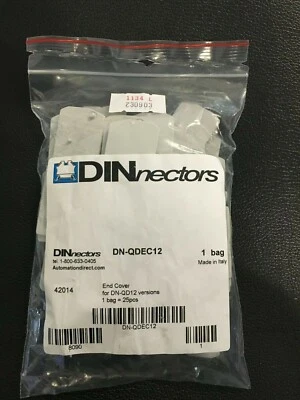 Case of 26 Bags DINNECTORS DN-QDEC12 END COVER - 25 Pieces Each - Image 1 of 3