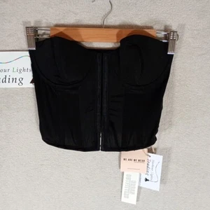 We Are We We Wear Korsett-Top Sara Urban Outfitters schwarz Damen 34C neu Etikett £48 - Bild 1 von 13