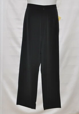 Calça Linea by Louis Dell'Olio Stretch perna reta tamanho 8 preta - Imagem 1 de 2