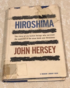 Hiroshima by John Hersey 1946 Modern Library Book 328 Hardcover w/Dust Jacket - Picture 1 of 21