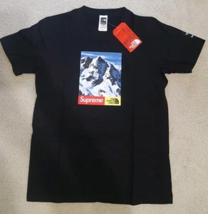 Supreme The North Face Mountain Tee Size Medium Black FW17 - Picture 1 of 12