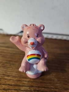 Care Bears Cheer Bear Figur - 2,5 Zoll Vintage Spielzeug - Bild 1 von 6
