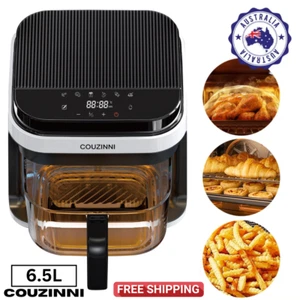 Couzinni Air Fryer 6.5L LCD Fryer Pot Kitchen Oven Oil Free Healthy Cooker 1200W - Picture 1 of 7