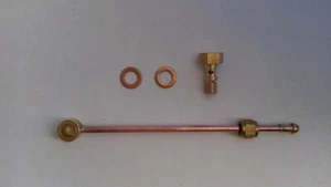 Model Live Steam Boiler Banjo Pressure Gauge Syphon Assy. 3/16"x40 TPI ME Thread - Picture 1 of 3