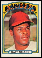 1972 Topps Dave Nelson Texas Rangers #529