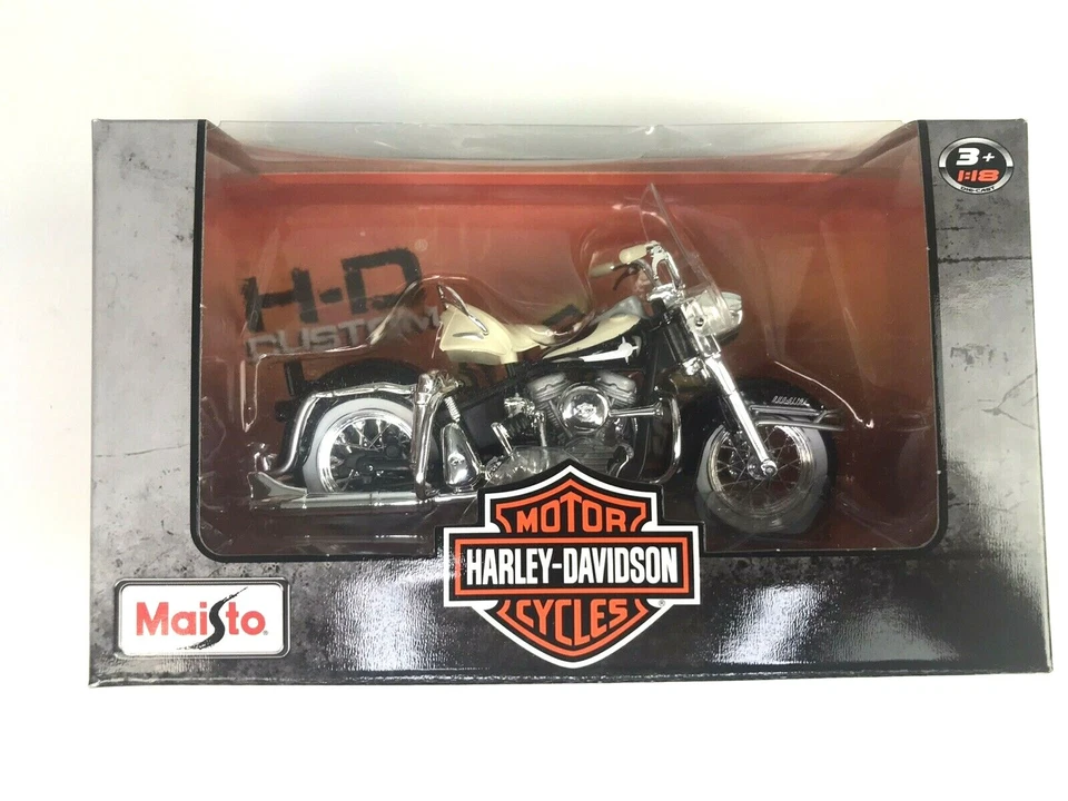 Harley-davidson Motor Cycles H-d Custom Series 34 Maisto Plastic Toy 1 18