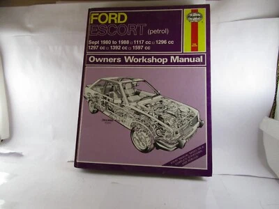 Ford Escort Haynes Owners Workshop Manual – Sept 1980 to 1988 Models - Image 1 of 4