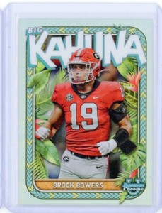 2023 Bowman Chrome University BROCK BOWERS BIG KAHUNA Refractor RC Rookie SSP