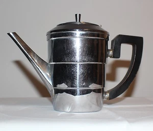 Olla, café, té leche plateada, decoración Art Deco Empire antigüedad *6295 - Imagen 1 de 7