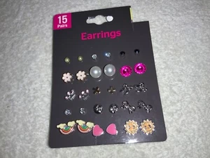 15 Pairs of Children Earrings-never worn  - Picture 1 of 4