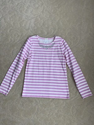 NUEVA Camiseta Collar Manga Larga J.Crew Niña - Talla 12 Foto 1 de 3