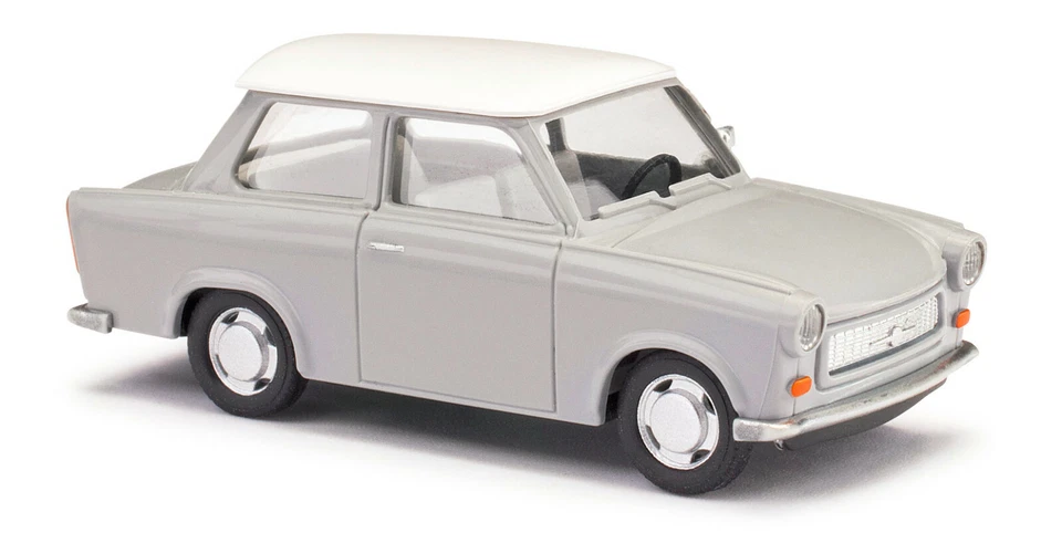 Busch H0 53109 Trabant P601 Limousine de Luxe grau weißes Dach NEU und OVP - Bild 1 von 1