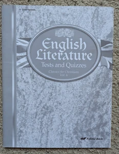 Abeka English Literature Tests & Quizzes Classics for Christians Vol. 6 1st Ed. - Picture 1 of 1