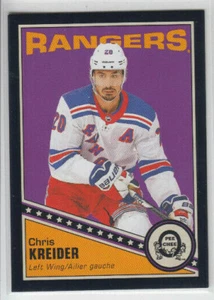19/20 OPC New York Rangers Chris Kreider Black card #21 Ltd #11/100 - Picture 1 of 2