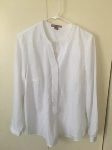 Jessica London Plus 14 White Long Sleeve Shirt - Picture 1 of 1