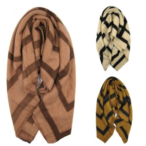 Damen geometrische Muster Druck Winterschal Damen weicher gemütlicher Schal 6550 - Bild 1 von 5
