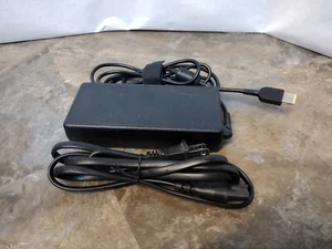 Genuine OEM Lenovo 90W 20V 4.5A Yellow Square Tip AC Adapter Charger 45N0483 !!! - Picture 1 of 6