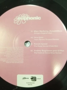 EUPHONIC BEST OF 2009 PART 3 12 INCH TRANCE VINYL RECORD - Picture 1 of 2