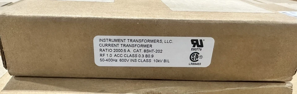 Square D Current Transformer E93779 - Image 1 of 2