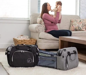Shway Baby Diaper bag tote portable changing station backpack bassinet NEW - Picture 1 of 7