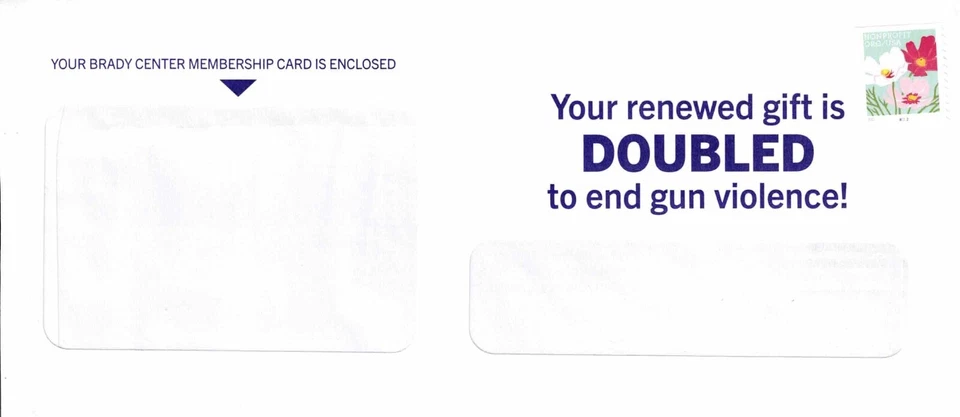 US -2022 PNC Commercial Cover - Butterfly Garden  Nonprofit Org. - Plate # B2222 - Image 1 of 3