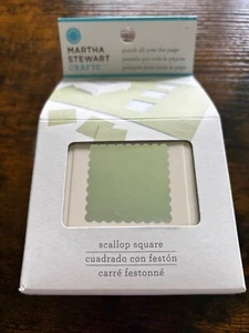 New-in-Box MARTHA STEWART Punch All Over The Page SCALLOP SQUARE - Picture 1 of 2