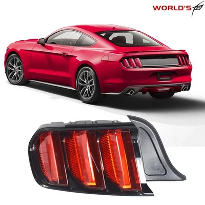 Tail Light Assembly LED Driver Left Side For Ford Mustang 2015-2020 Sequential - Image 1 of 4