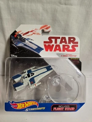 Mattel Hot Wheels Star Wars The Last Jedi Resistance A-Wing Fighter Vehicle - Image 1 of 4