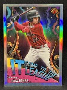 Druw Jones 2023 Bowman Chrome It Came To The League #CFL-8 Refractor  - Picture 1 of 2