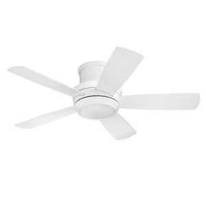 Craftmade TMPH44W5 Tempo Hugger 44" Ceiling Fan with Blades & LED Kit in White - Picture 1 of 2
