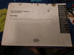 KIA SPORTAGE CAR NAVIGATION SYSTEM HANDBOOK - OWNERS MANUAL - USER GUIDE. - Picture 1 of 9