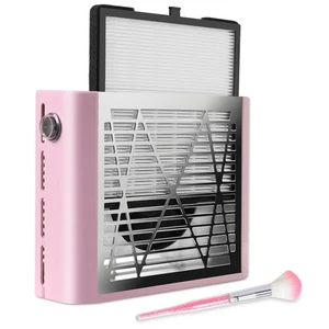 60W Nail Dust Collector Vacuum | Pink | Salon Manicure Tool | Reusable Filter - Picture 1 of 8