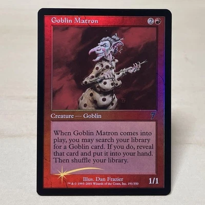 Magic: The Gathering MTG  Foil Goblin Female Guard 7Ed - Image 1 of 3