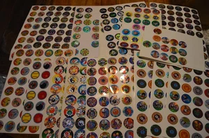 Huge Vintage POG Sticker Sheets,Prismatic,Huge Variety, 100s,20 Full Sheets + - Picture 1 of 7