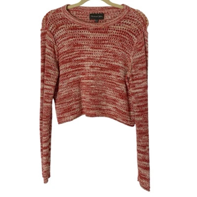 Suéter de Verano Michael Stars Rojo XS/S Tejido Manga Larga Recortado  Foto 1 de 4