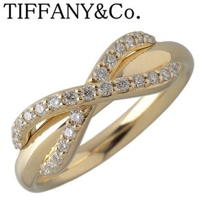 Authentischer Tiffany & Co. Infinity Diamant Bandring K18 Gelbgold US3,75-4 poliert - Bild 1 von 8