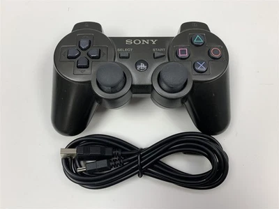 Official Sony PS3 Gunmetal Grey Controller DualShock 3 CECHZC2J - Very Good - Image 1 of 3